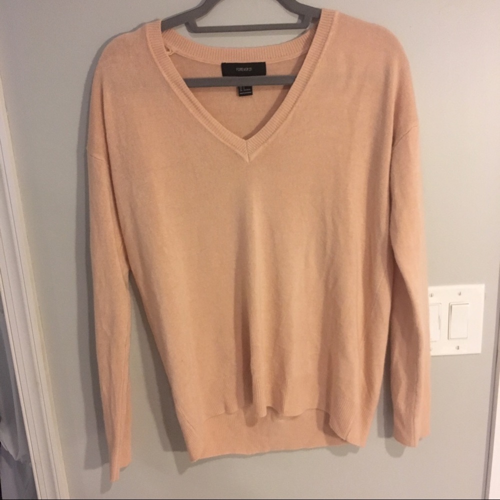 Forever 21 light pink sweater